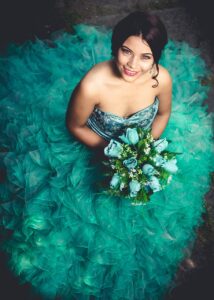 Strapless quinceanera dress A line